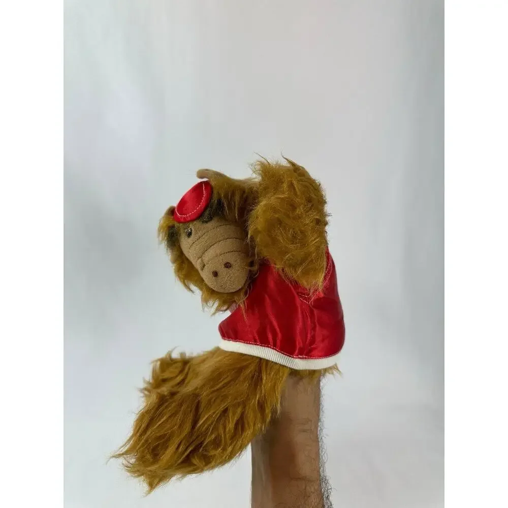 Vintage ALF Hand Puppet Sports Jersey #1 1980s Stuffed Plush Toy